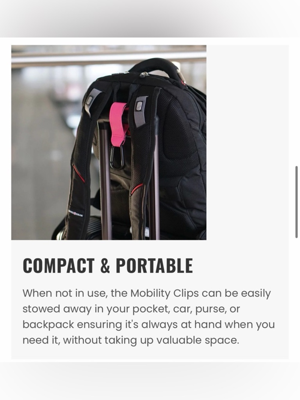 Mobility Clip Strap (Pick One) - Picture 7 of 11